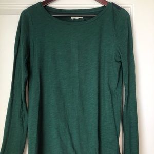 Madewell Long Sleeve in Hunter Green